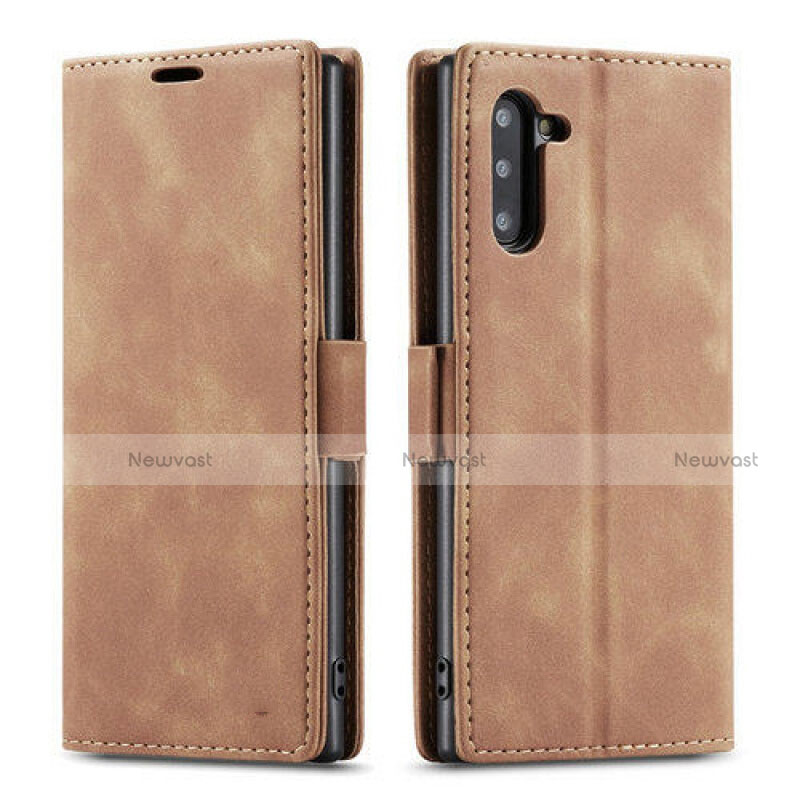 Leather Case Stands Flip Cover T05 Holder for Samsung Galaxy Note 10 5G