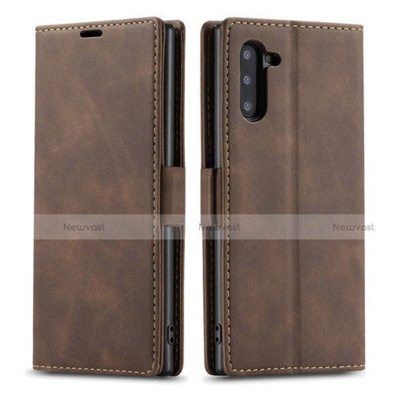 Leather Case Stands Flip Cover T05 Holder for Samsung Galaxy Note 10 5G