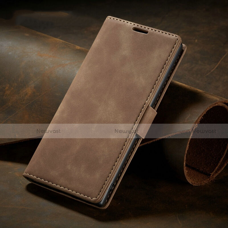 Leather Case Stands Flip Cover T05 Holder for Samsung Galaxy Note 10 5G