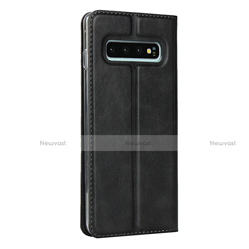 Leather Case Stands Flip Cover T05 Holder for Samsung Galaxy S10