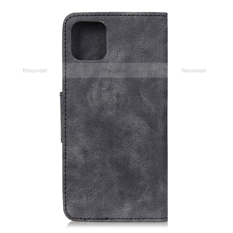 Leather Case Stands Flip Cover T05 Holder for Xiaomi Mi 11 Lite 4G Black