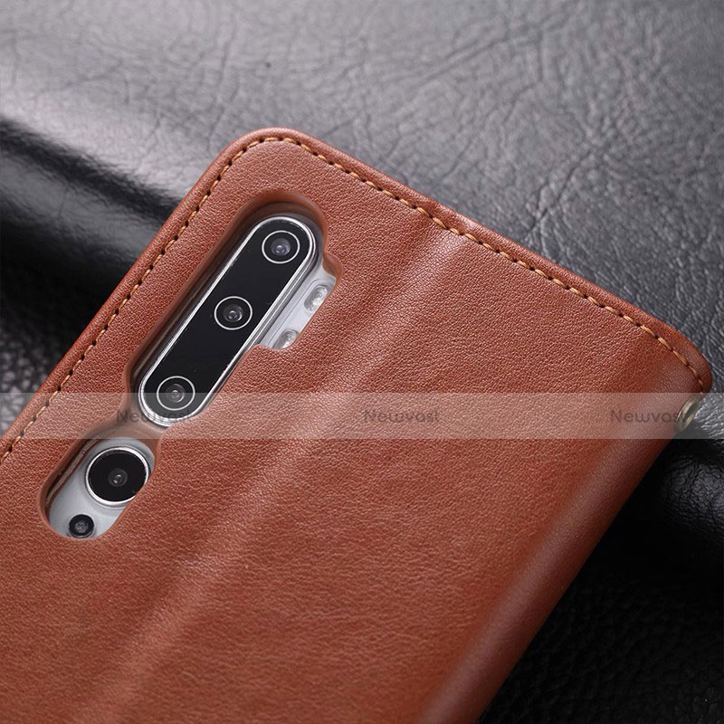 Leather Case Stands Flip Cover T05 Holder for Xiaomi Mi Note 10