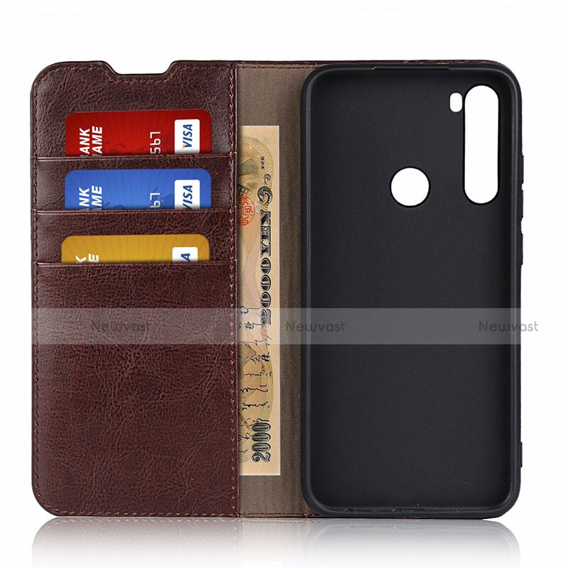 Leather Case Stands Flip Cover T05 Holder for Xiaomi Redmi Note 8T