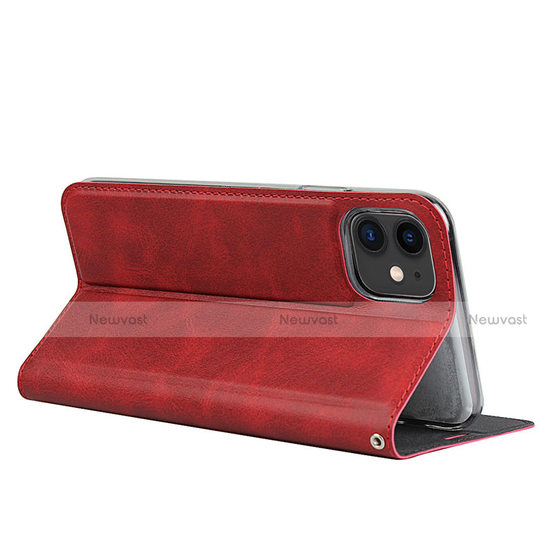 Leather Case Stands Flip Cover T06 Holder for Apple iPhone 11