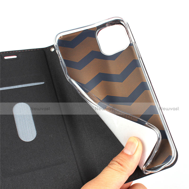 Leather Case Stands Flip Cover T06 Holder for Apple iPhone 11