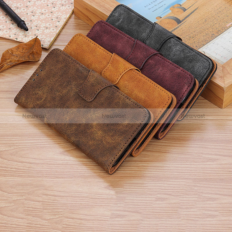 Leather Case Stands Flip Cover T06 Holder for Apple iPhone 15