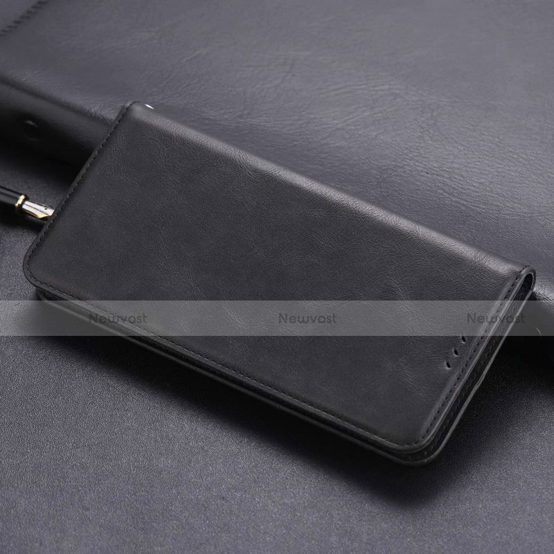 Leather Case Stands Flip Cover T06 Holder for Huawei Honor 20 Black