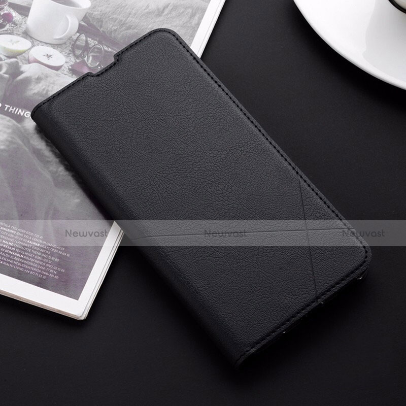 Leather Case Stands Flip Cover T06 Holder for Huawei Honor View 20 Black