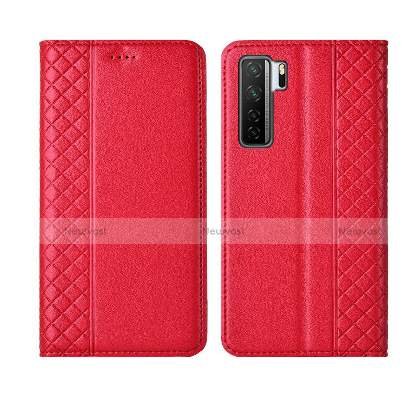 Leather Case Stands Flip Cover T06 Holder for Huawei Nova 7 SE 5G