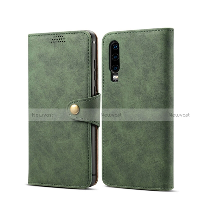 Leather Case Stands Flip Cover T06 Holder for Huawei P30