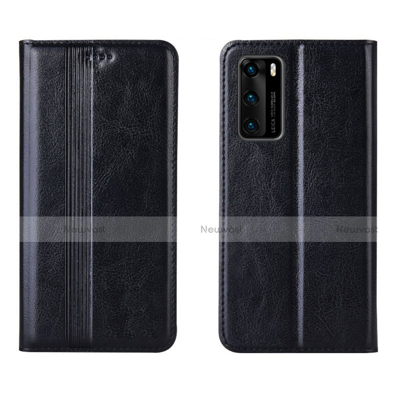 Leather Case Stands Flip Cover T06 Holder for Huawei P40