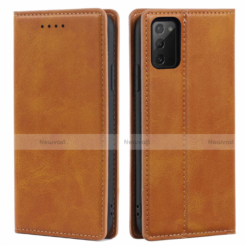 Leather Case Stands Flip Cover T06 Holder for Samsung Galaxy Note 20 5G