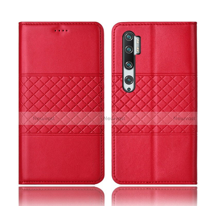 Leather Case Stands Flip Cover T06 Holder for Xiaomi Mi Note 10 Pro