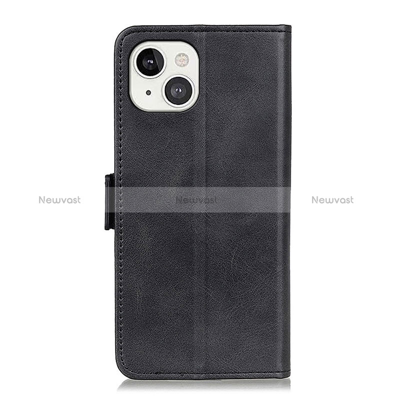 Leather Case Stands Flip Cover T07 Holder for Apple iPhone 15