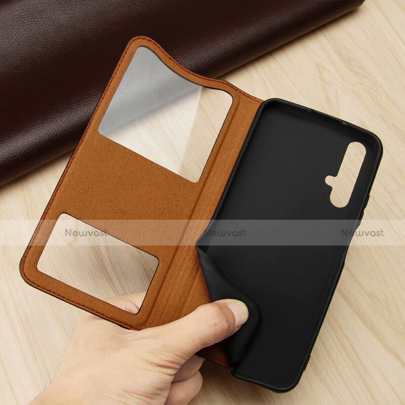 Leather Case Stands Flip Cover T07 Holder for Huawei Honor 20S