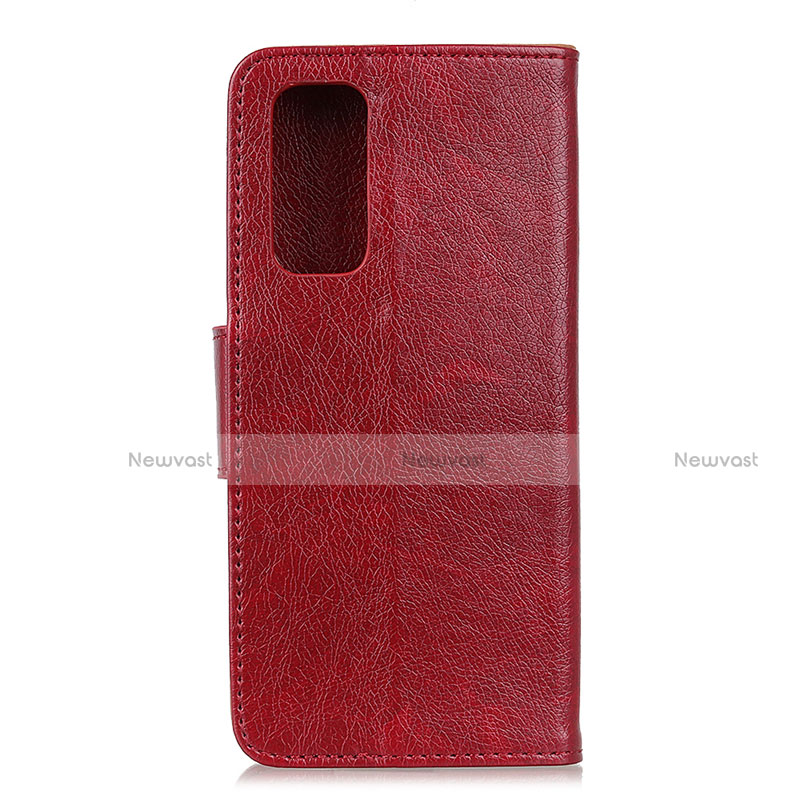 Leather Case Stands Flip Cover T07 Holder for Huawei Honor 30 Lite 5G