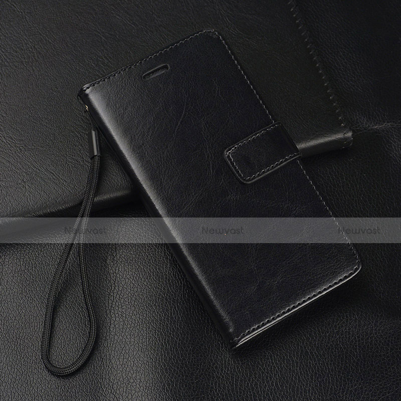 Leather Case Stands Flip Cover T07 Holder for Huawei Nova 5 Pro Black