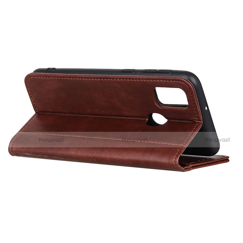 Leather Case Stands Flip Cover T07 Holder for Huawei P Smart (2020)