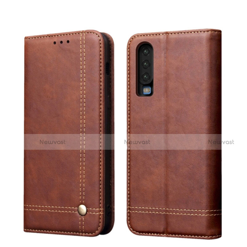 Leather Case Stands Flip Cover T07 Holder for Huawei P30