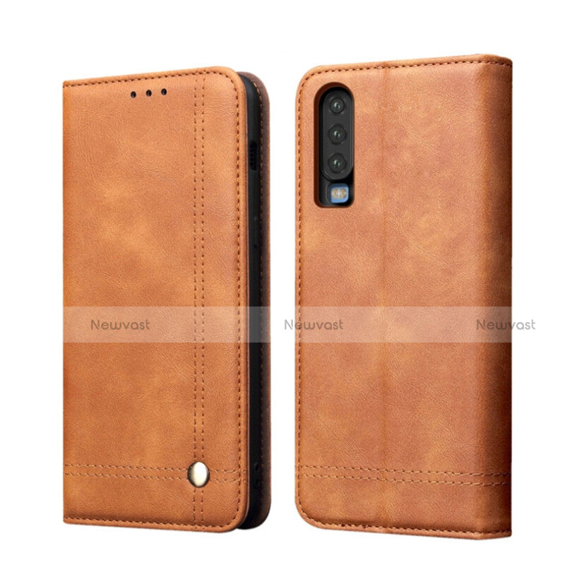 Leather Case Stands Flip Cover T07 Holder for Huawei P30