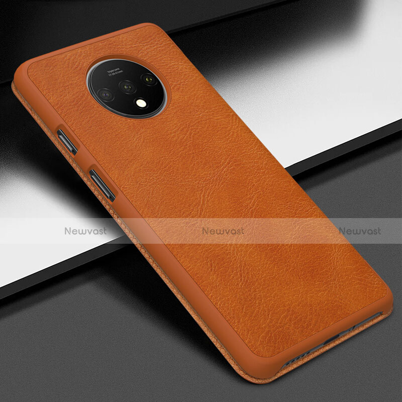 Leather Case Stands Flip Cover T07 Holder for OnePlus 7T