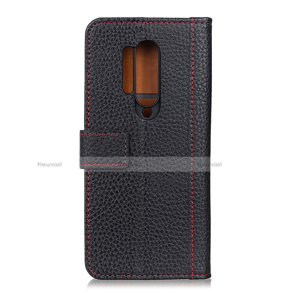 Leather Case Stands Flip Cover T07 Holder for OnePlus 8 Pro