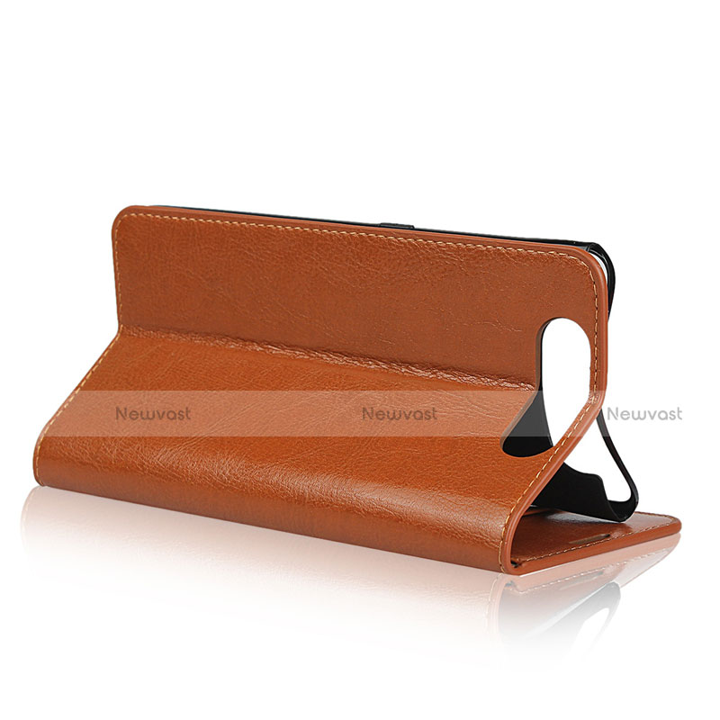 Leather Case Stands Flip Cover T07 Holder for Samsung Galaxy A80