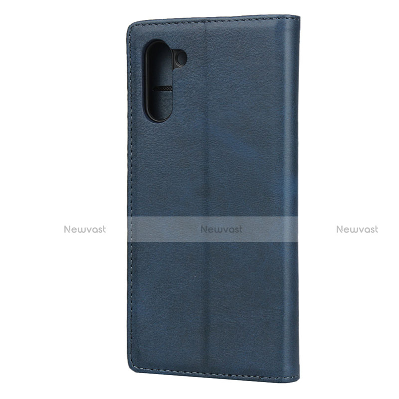 Leather Case Stands Flip Cover T07 Holder for Samsung Galaxy Note 10 5G