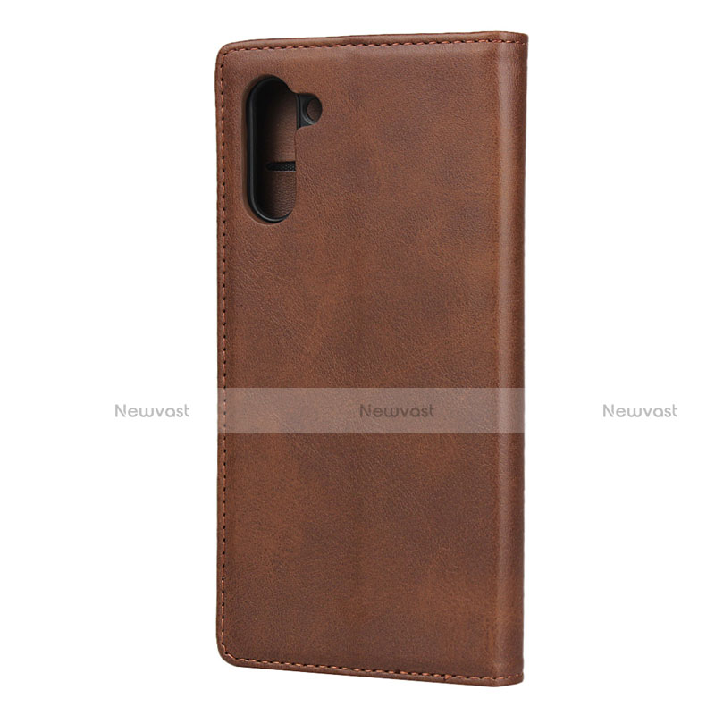 Leather Case Stands Flip Cover T07 Holder for Samsung Galaxy Note 10 5G