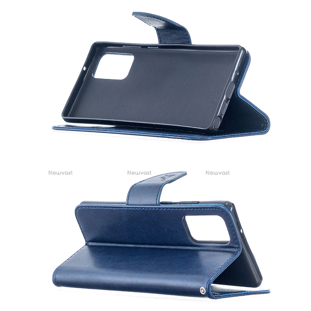 Leather Case Stands Flip Cover T07 Holder for Samsung Galaxy Note 20 5G