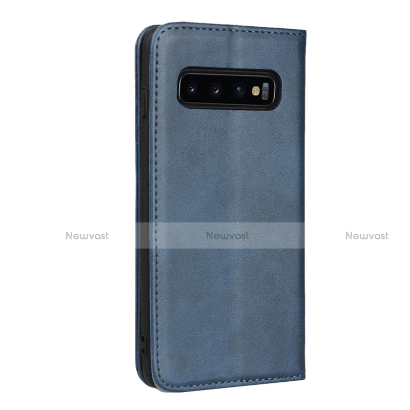 Leather Case Stands Flip Cover T07 Holder for Samsung Galaxy S10 5G