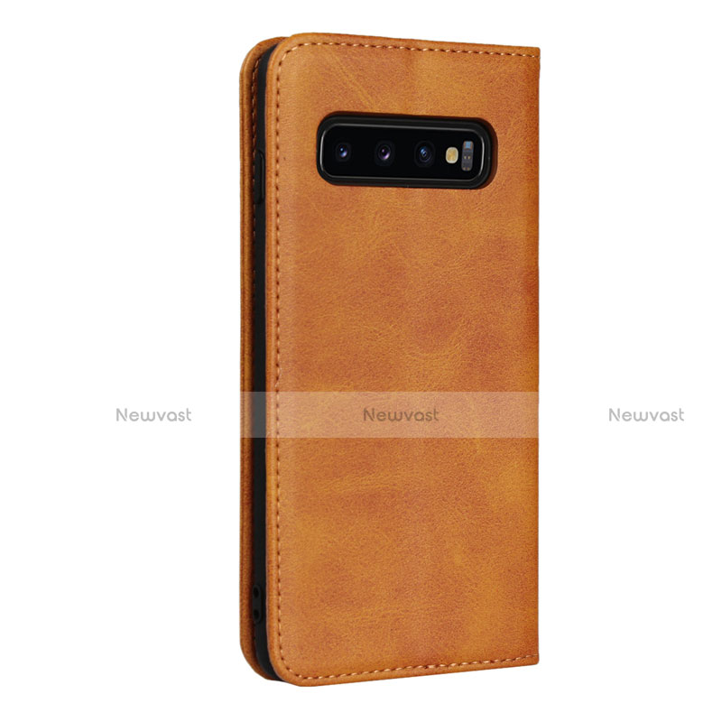 Leather Case Stands Flip Cover T07 Holder for Samsung Galaxy S10 5G