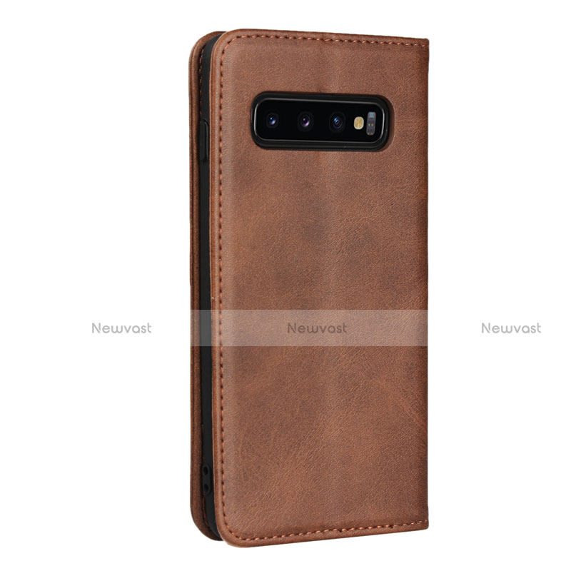 Leather Case Stands Flip Cover T07 Holder for Samsung Galaxy S10 5G