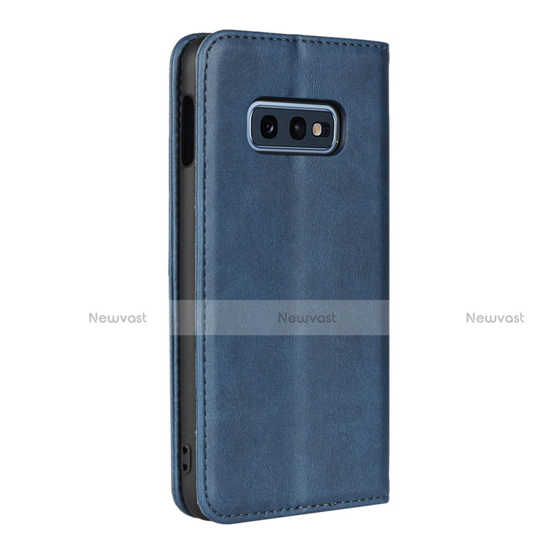 Leather Case Stands Flip Cover T07 Holder for Samsung Galaxy S10e