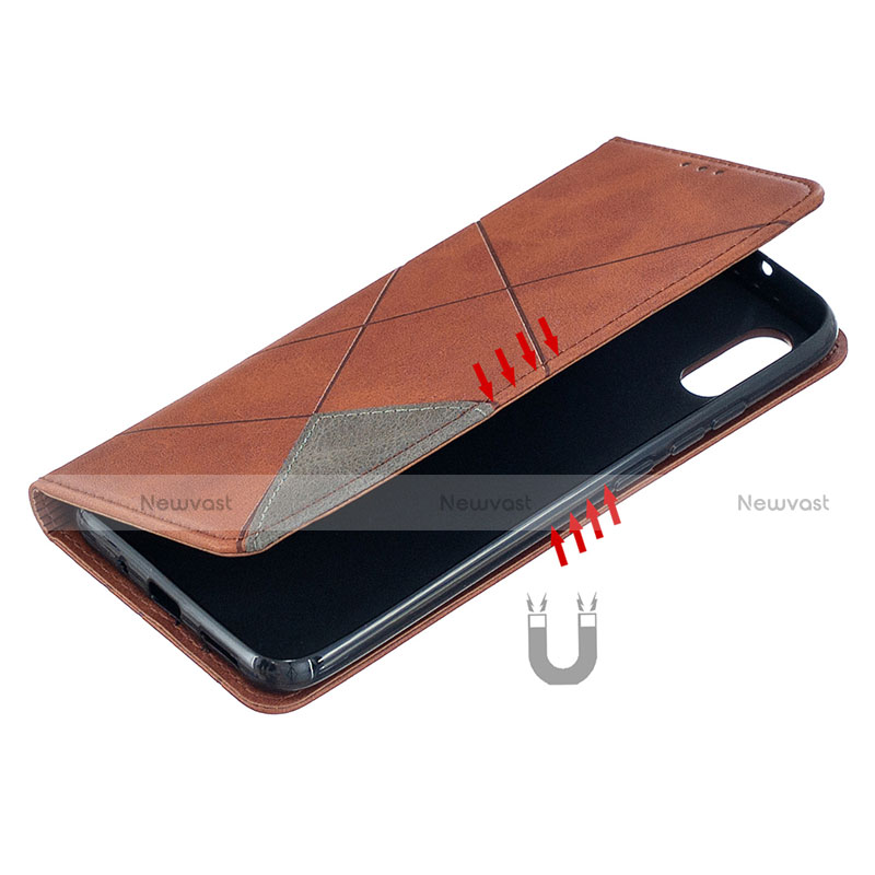 Leather Case Stands Flip Cover T07 Holder for Xiaomi Redmi 9A