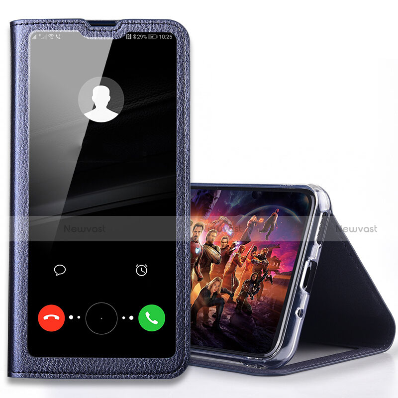 Leather Case Stands Flip Cover T08 Holder for Huawei Honor 20E