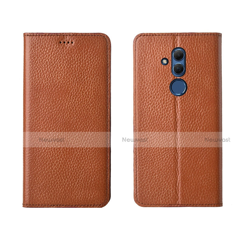 Leather Case Stands Flip Cover T08 Holder for Huawei Mate 20 Lite