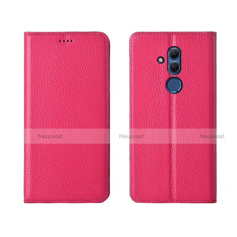 Leather Case Stands Flip Cover T08 Holder for Huawei Mate 20 Lite