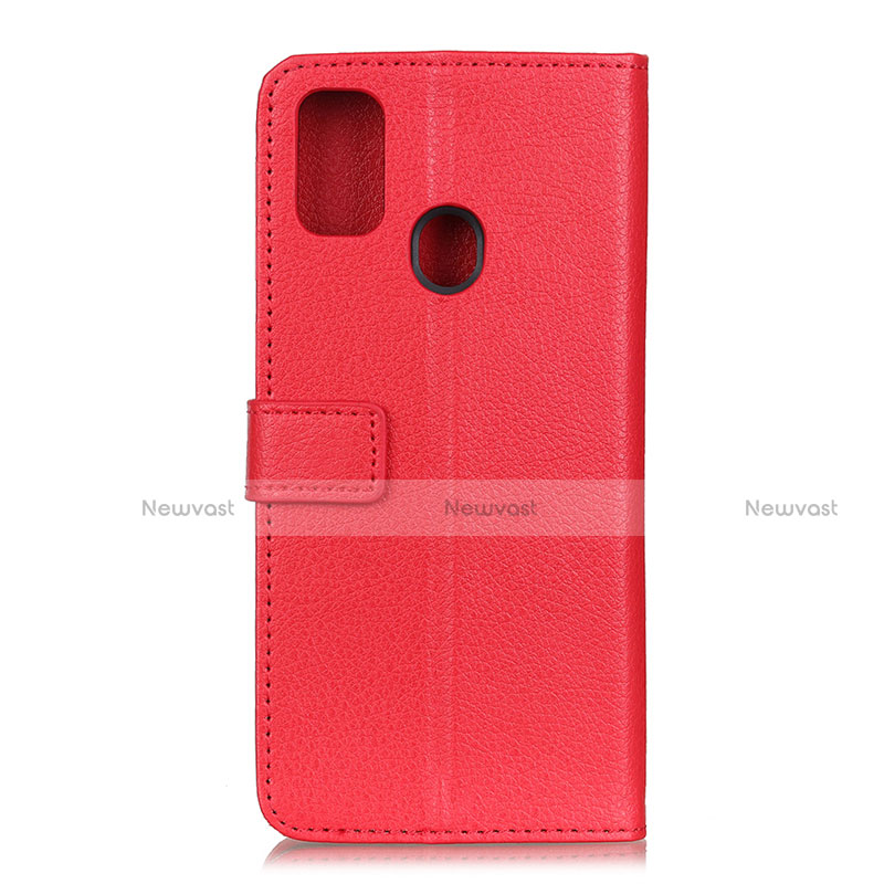 Leather Case Stands Flip Cover T08 Holder for Huawei P Smart (2020)