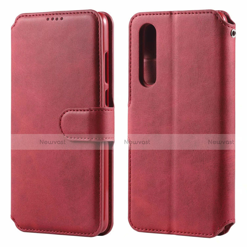 Leather Case Stands Flip Cover T08 Holder for Huawei P30