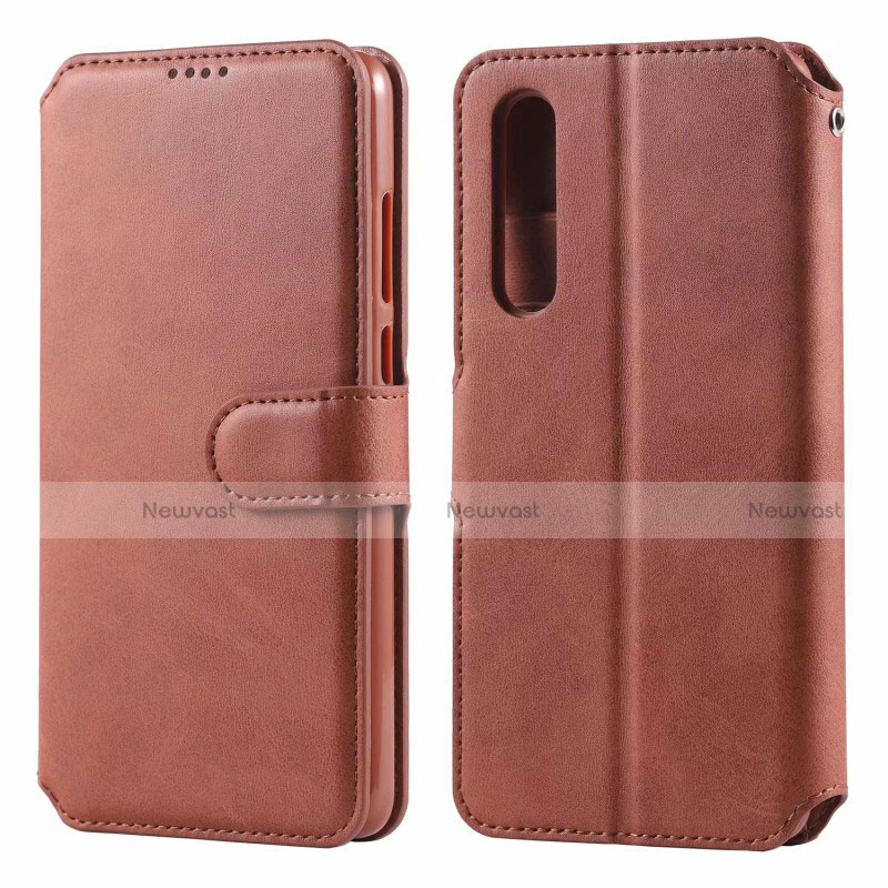 Leather Case Stands Flip Cover T08 Holder for Huawei P30