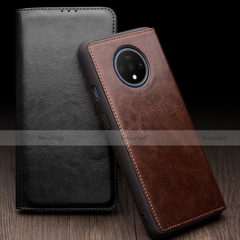 Leather Case Stands Flip Cover T08 Holder for OnePlus 7T