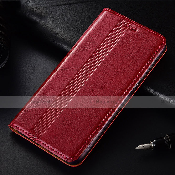 Leather Case Stands Flip Cover T08 Holder for Oppo Reno3 Pro