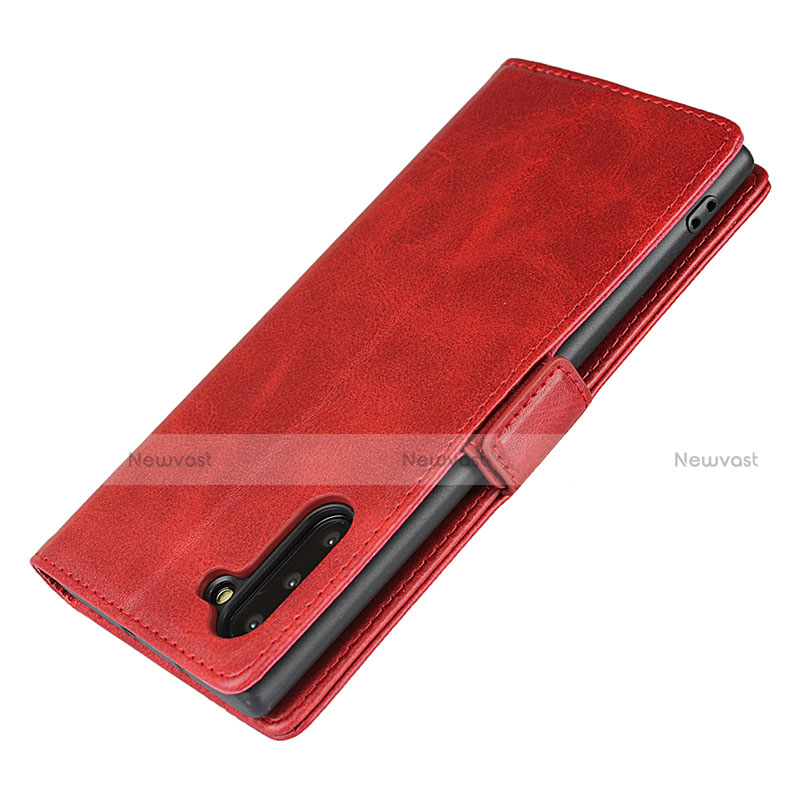 Leather Case Stands Flip Cover T08 Holder for Samsung Galaxy Note 10