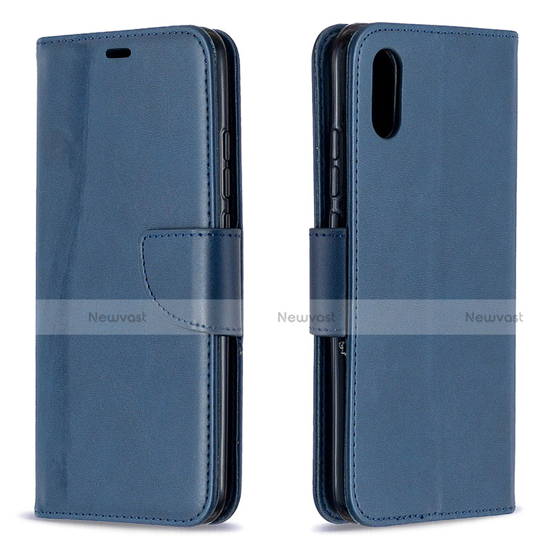 Leather Case Stands Flip Cover T08 Holder for Xiaomi Redmi 9A