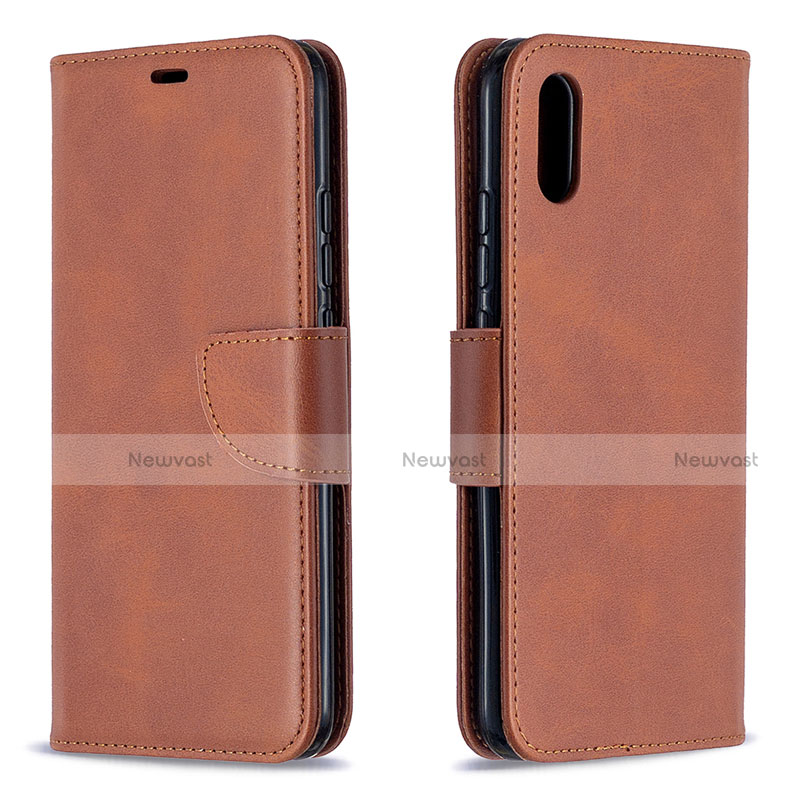 Leather Case Stands Flip Cover T08 Holder for Xiaomi Redmi 9i