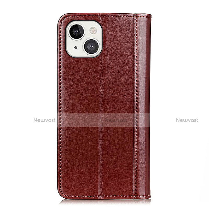 Leather Case Stands Flip Cover T09 Holder for Apple iPhone 14 Plus