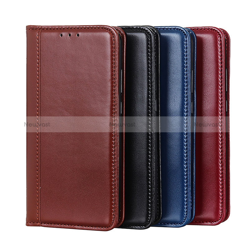 Leather Case Stands Flip Cover T09 Holder for Apple iPhone 15