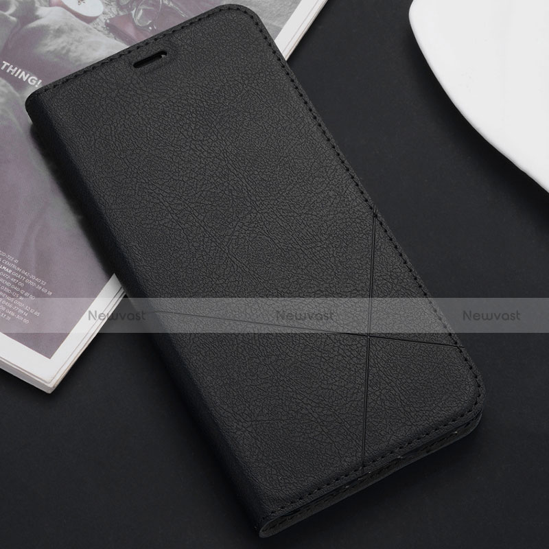 Leather Case Stands Flip Cover T09 Holder for Huawei Mate 20 Black