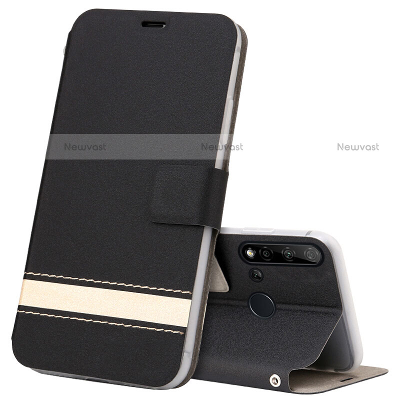 Leather Case Stands Flip Cover T09 Holder for Huawei P20 Lite (2019)